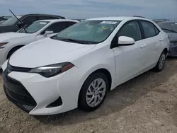 Toyota Corolla l salvage cars for sale: 2018 Toyota Corolla L