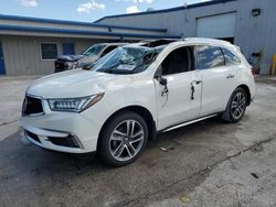 Salvage cars for sale at Fort Pierce, FL auction: 2017 Acura MDX Advance