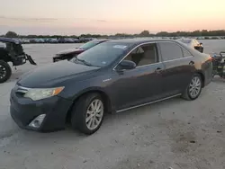 Salvage cars for sale at San Antonio, TX auction: 2012 Toyota Camry Hybrid