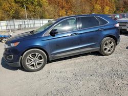 Salvage cars for sale at Hurricane, WV auction: 2017 Ford Edge Titanium