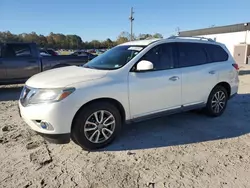 Salvage cars for sale at Savannah, GA auction: 2015 Nissan Pathfinder S