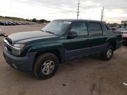 Salvage trucks for sale at Colorado Springs, CO auction: 2003 Chevrolet Avalanche C1500