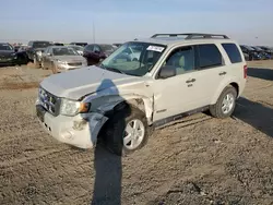 Ford salvage cars for sale: 2008 Ford Escape XLT