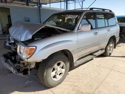 Salvage cars for sale at auction: 1998 Toyota Land Cruiser