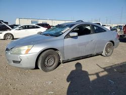 Salvage cars for sale at Haslet, TX auction: 2003 Honda Accord LX