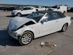 Salvage cars for sale at Grand Prairie, TX auction: 2006 BMW 325 CI