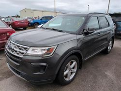 Ford salvage cars for sale: 2018 Ford Explorer XLT