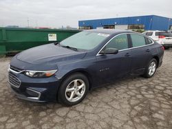 Chevrolet salvage cars for sale: 2017 Chevrolet Malibu LS