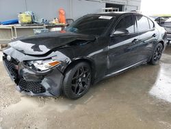 Salvage cars for sale at West Palm Beach, FL auction: 2021 Alfa Romeo Giulia Sport