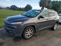 Salvage cars for sale at Riverview, FL auction: 2014 Jeep Cherokee Latitude