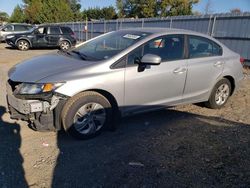 Honda salvage cars for sale: 2015 Honda Civic LX