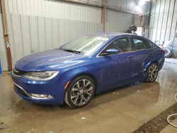 Chrysler salvage cars for sale: 2015 Chrysler 200 C