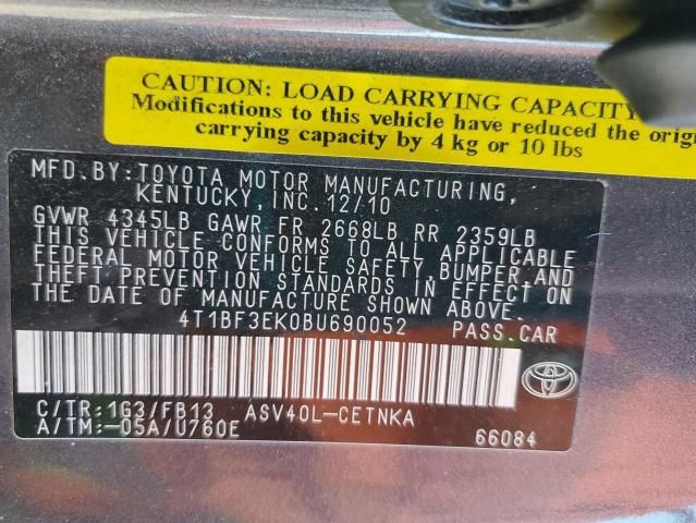 2011 Toyota Camry Base