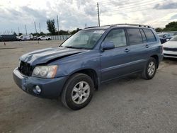 Toyota salvage cars for sale: 2003 Toyota Highlander Limited