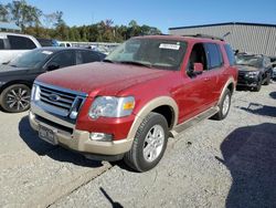 Salvage cars for sale at Spartanburg, SC auction: 2010 Ford Explorer Eddie Bauer