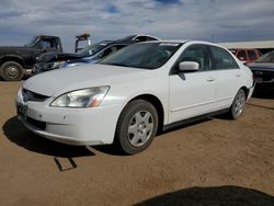 Salvage cars for sale at Brighton, CO auction: 2005 Honda Accord LX