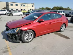 Salvage cars for sale at Wilmer, TX auction: 2020 Hyundai Elantra SEL