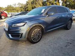 Lincoln Nautilus salvage cars for sale: 2019 Lincoln Nautilus Reserve