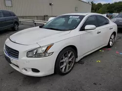 Salvage cars for sale at Exeter, RI auction: 2009 Nissan Maxima S