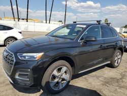 Salvage cars for sale at Van Nuys, CA auction: 2023 Audi Q5 Premium 40