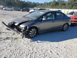 Salvage cars for sale at Ellenwood, GA auction: 2010 Honda Civic EXL