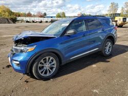 Salvage cars for sale at Columbia Station, OH auction: 2022 Ford Explorer XLT