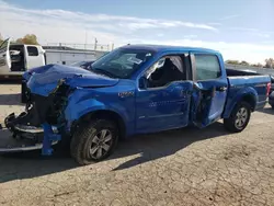 Salvage cars for sale at Dyer, IN auction: 2015 Ford F150 Supercrew