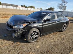 Salvage cars for sale at American Canyon, CA auction: 2016 Honda Accord Sport