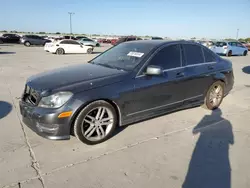 Salvage cars for sale at Wilmer, TX auction: 2013 Mercedes-Benz C 250