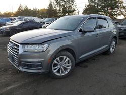 Salvage cars for sale at Denver, CO auction: 2017 Audi Q7 Premium Plus