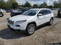 Salvage cars for sale at Madisonville, TN auction: 2017 Jeep Cherokee Latitude