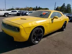 Salvage cars for sale at Denver, CO auction: 2015 Dodge Challenger SXT