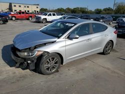 Hyundai salvage cars for sale: 2018 Hyundai Elantra SEL