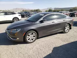 Chrysler Vehiculos salvage en venta: 2015 Chrysler 200 Limited