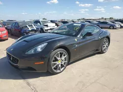 Salvage cars for sale at Wilmer, TX auction: 2010 Ferrari California