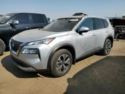 Salvage cars for sale at Brighton, CO auction: 2021 Nissan Rogue SV