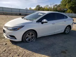 Salvage cars for sale at Chatham, VA auction: 2017 Chevrolet Cruze LT