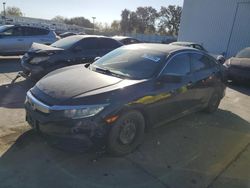 Salvage cars for sale at Sacramento, CA auction: 2017 Honda Civic LX