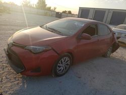 Toyota Corolla salvage cars for sale: 2017 Toyota Corolla L