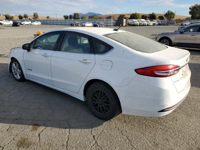 2018 Ford Fusion SE Hybrid