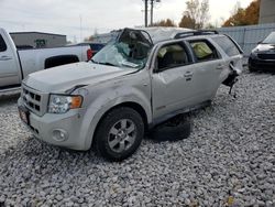 Salvage cars for sale at Wayland, MI auction: 2008 Ford Escape Limited