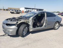 Salvage cars for sale at Grand Prairie, TX auction: 2018 Chevrolet Malibu LT