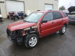 Salvage cars for sale at Woodburn, OR auction: 2008 KIA Sportage LX