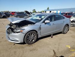 Salvage cars for sale at Woodhaven, MI auction: 2018 Mazda 6 Sport