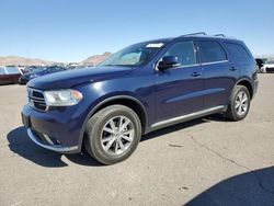 Salvage cars for sale at North Las Vegas, NV auction: 2014 Dodge Durango Limited