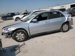 Salvage cars for sale at Kansas City, KS auction: 2004 Honda Accord LX