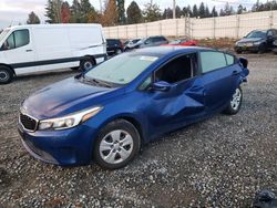 Salvage cars for sale at Graham, WA auction: 2018 KIA Forte LX