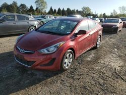 Salvage cars for sale at Elgin, IL auction: 2016 Hyundai Elantra SE