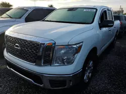 Salvage cars for sale at Riverview, FL auction: 2018 Nissan Titan SV