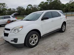 Salvage cars for sale from Copart Fort Pierce, FL: 2015 Chevrolet Equinox LS